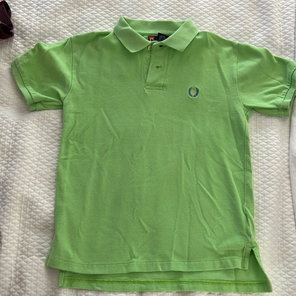Chaps Lime Boys Polo (8-10)
